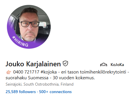 LinkedIn profiili
